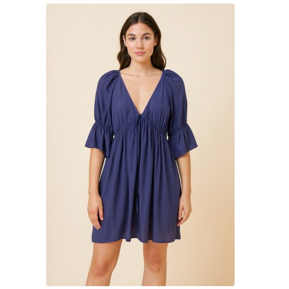 STELLA MCCARTNEY 2008 EMPIRE WAIST BUBBLE DRESS SIZE 40 IT EUC